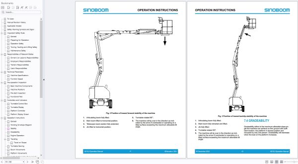SINOBOOM Forklift Operation Manual Update 2025 (3)