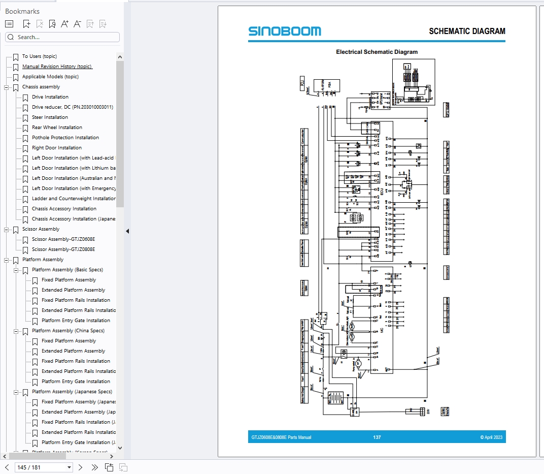 SINOBOOM Forklift Parts Catalog Schematic Update 2025 (4)