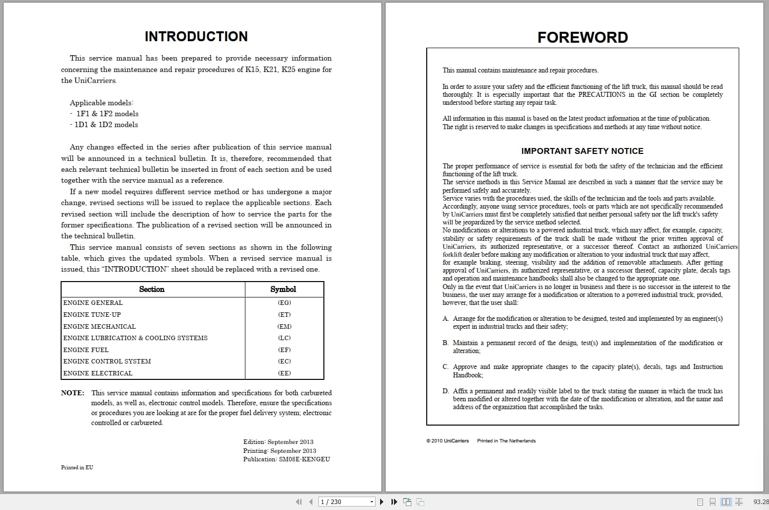 Suzuki Engine K15 K21 K25 For 1F1 1F2 1D1 1D2 Service Manual (1)