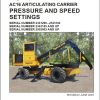Tigercat Articulating Carrier AC16 Service Manual 1