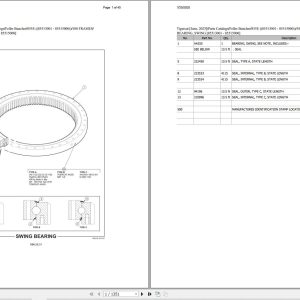 Tigercat Feller Buncher 855E (85513001   85515000) Parts Catalog (1)