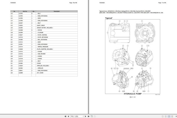 Tigercat Feller Buncher 855E (85513001   85515000) Parts Catalog (2)
