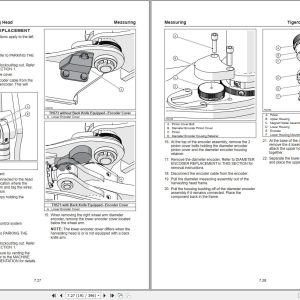 Tigercat Harvesting Head TH573 Service Manual 71286AENG 1