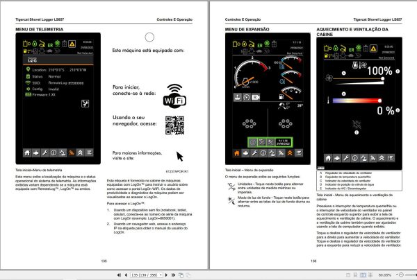 Tigercat Shovel Logger LS857 Operation Manual 72737APOR PT 1