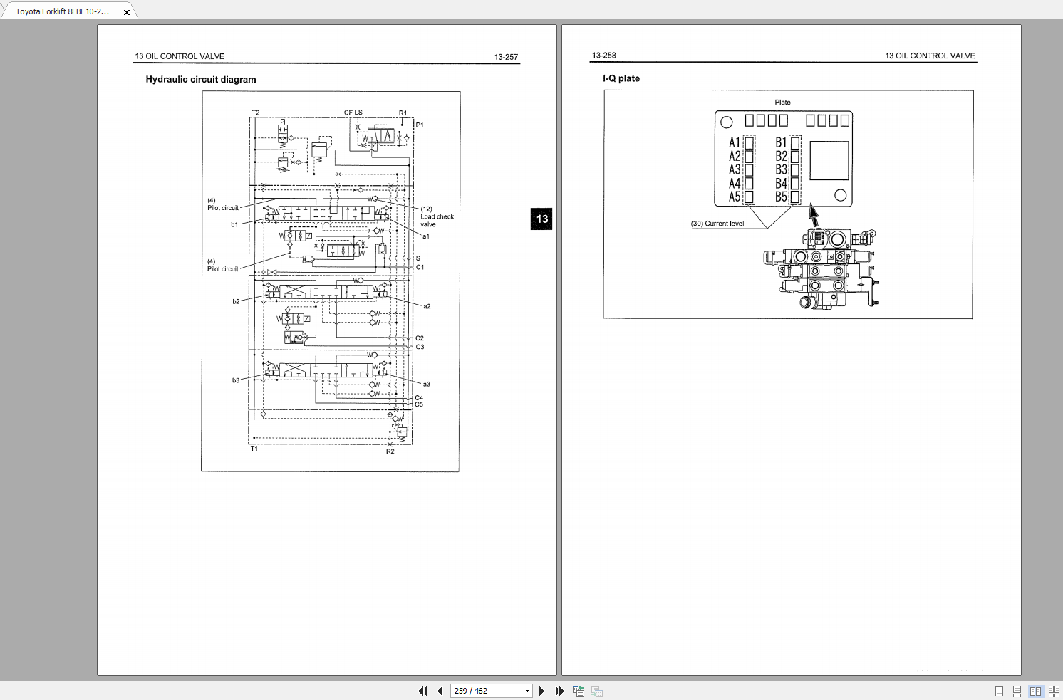 Toyota Forklift 8FBE10 20 Repair Manual Vol.1 CE207 (2)