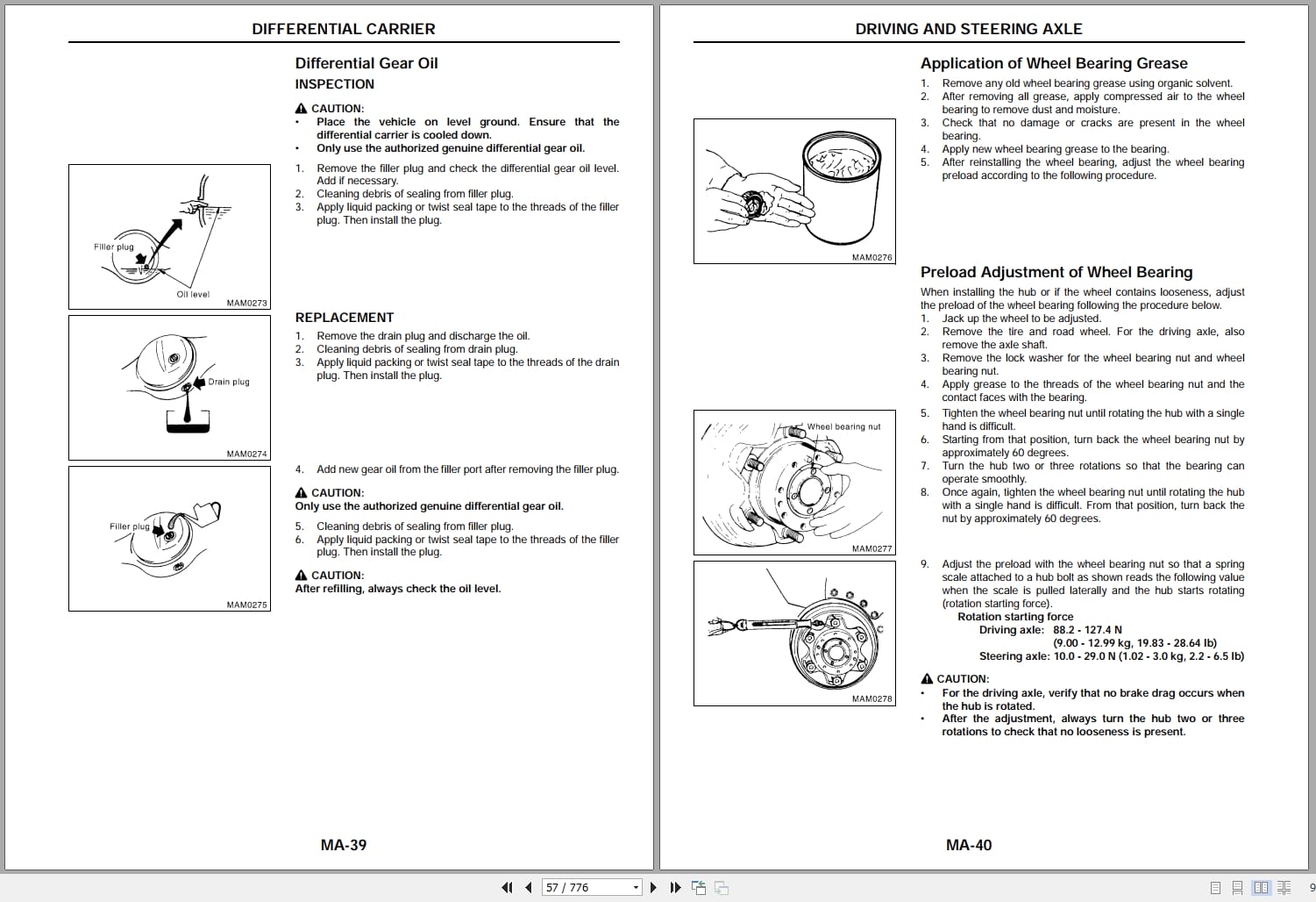 UniCarriers Forklift 1F4 Series Service Manual (2)