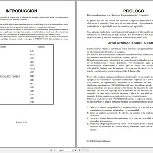 UniCarriers Forklift 1N1 Series Service Manual ES (1)