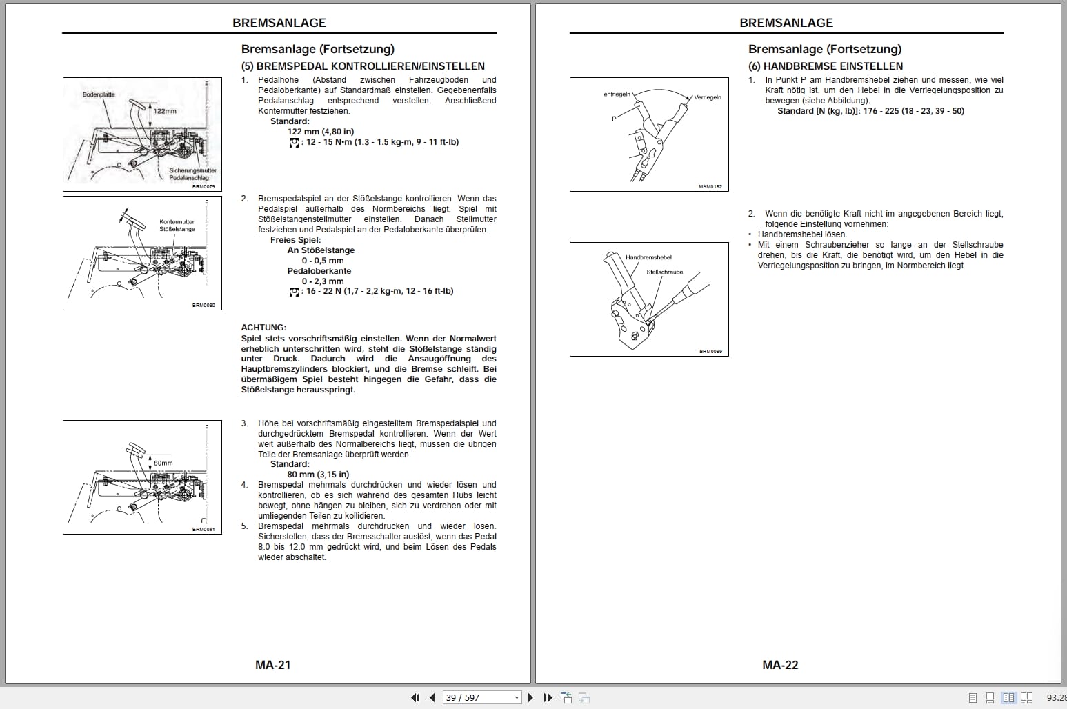 UniCarriers Forklift (A)1N1 Series Service Manual DE (2)