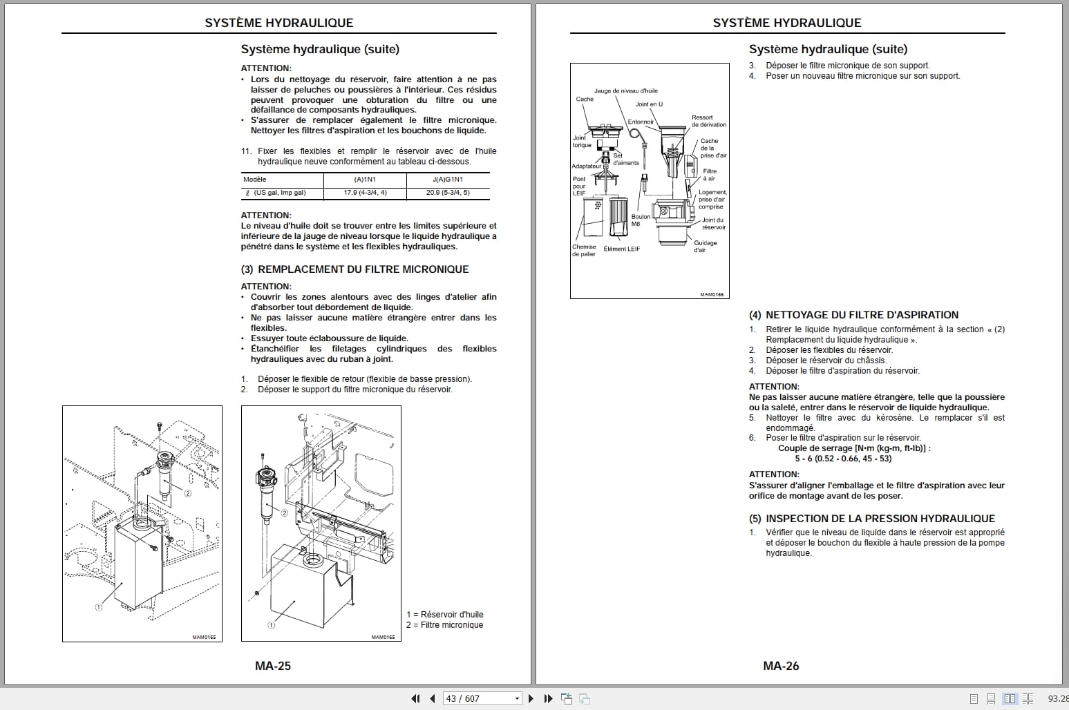 UniCarriers Forklift (A)1N1 Series Service Manual FR (2)