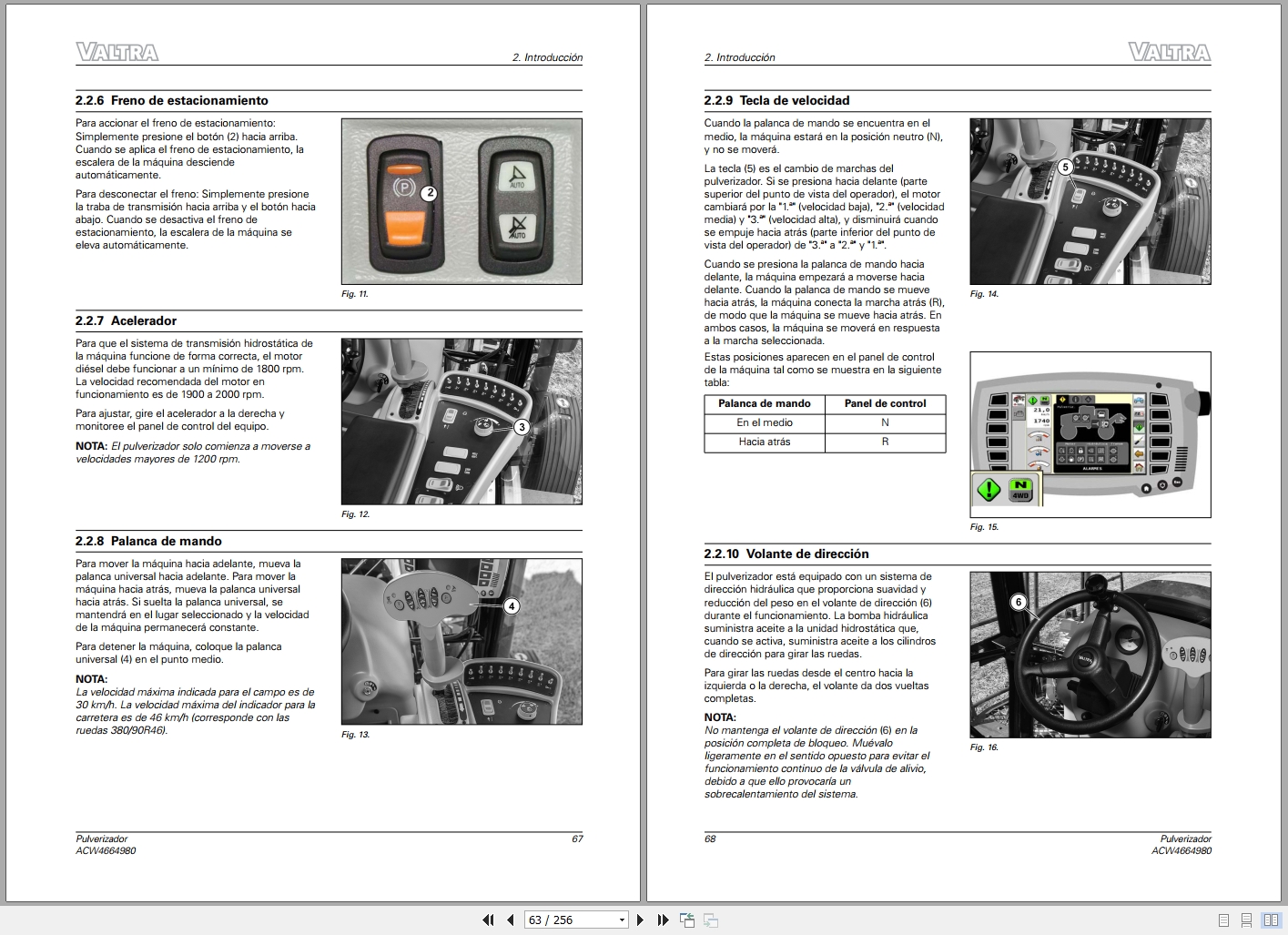 Valtra Sprayer BS2517H Class II Operators Manual ACW4664980 2018 ES (2)