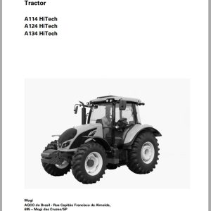 Valtra Tractor A114 A124 A134 HiTech Operator Manual ACW2184210 2017 ES (1)
