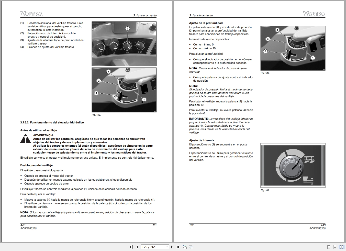 Valtra Tractor A74S A84S A94S Operator Manual ACW5785350 2018 ES (2)