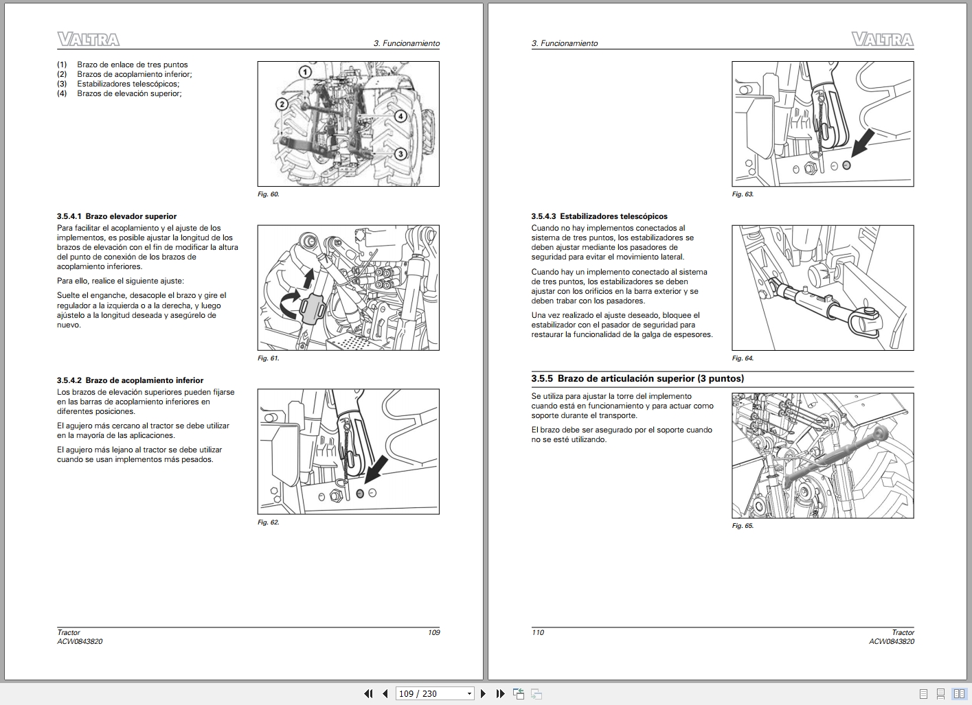 Valtra Tractor BT150 BT170 BT190 BT210 Operator Manual ACW0843820 2016 ES (2)