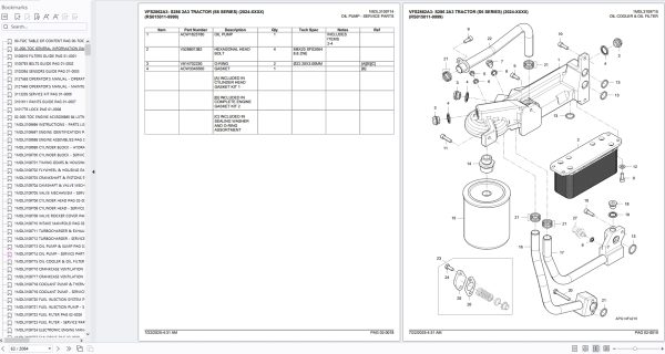 Valtra Tractor S286 2A3 S6 Series 2024 XXXX RS015011 9999 Parts Catalog (2)