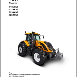 Valtra Tractor T195 T210 T230 T250 CVT Operators Manual ACW2071810 2017 ES (1)