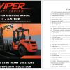 Viper Forklift Operation Parts Service Manual PDF 302MB (1)