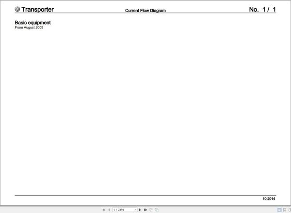 Volkswagen Transporter (T5) 2007 Wiring Diagrams (1)
