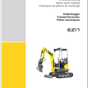 Wacker Neuson Track Excavator EZ17 Parts Catalog 1000298089