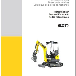 Wacker Neuson Track Excavator EZ17 Parts and Operation Service Manual 1