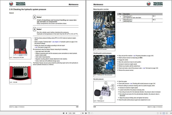 Wacker Neuson Track Excavator EZ17 Service Manual 1000294837 1