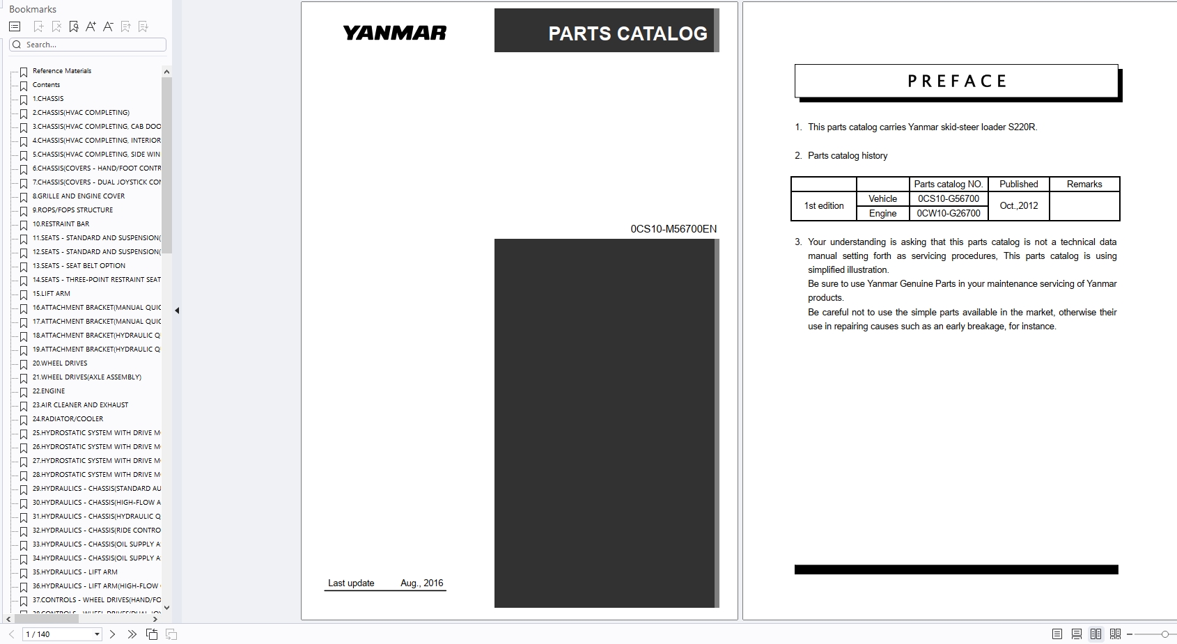 Yanmar Heavy Equipment Parts Catalog PDF 415MB (2)