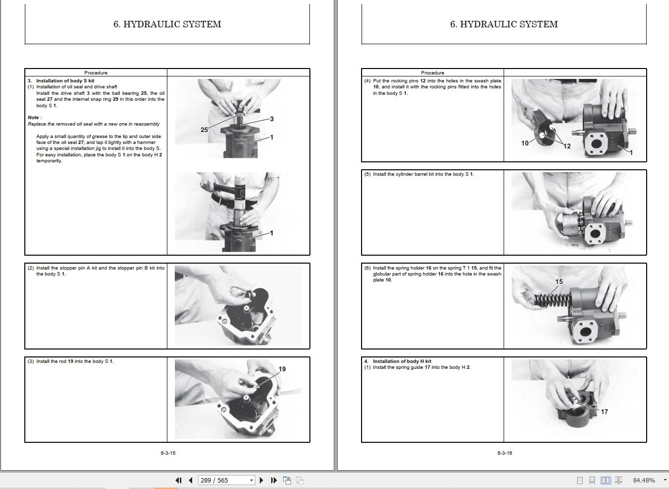 Yanmar Mini Excavator ViO25 6 Service Manual MMB16ENMA00101 1