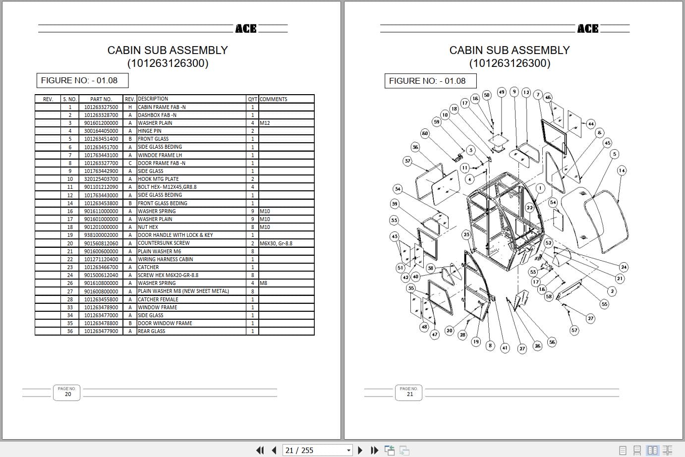ACE Pick Carry Crane FX150 Parts Catalog (2)