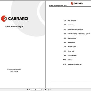 Antonio Carraro Axle 20.29S Spare Parts Catalog (1)