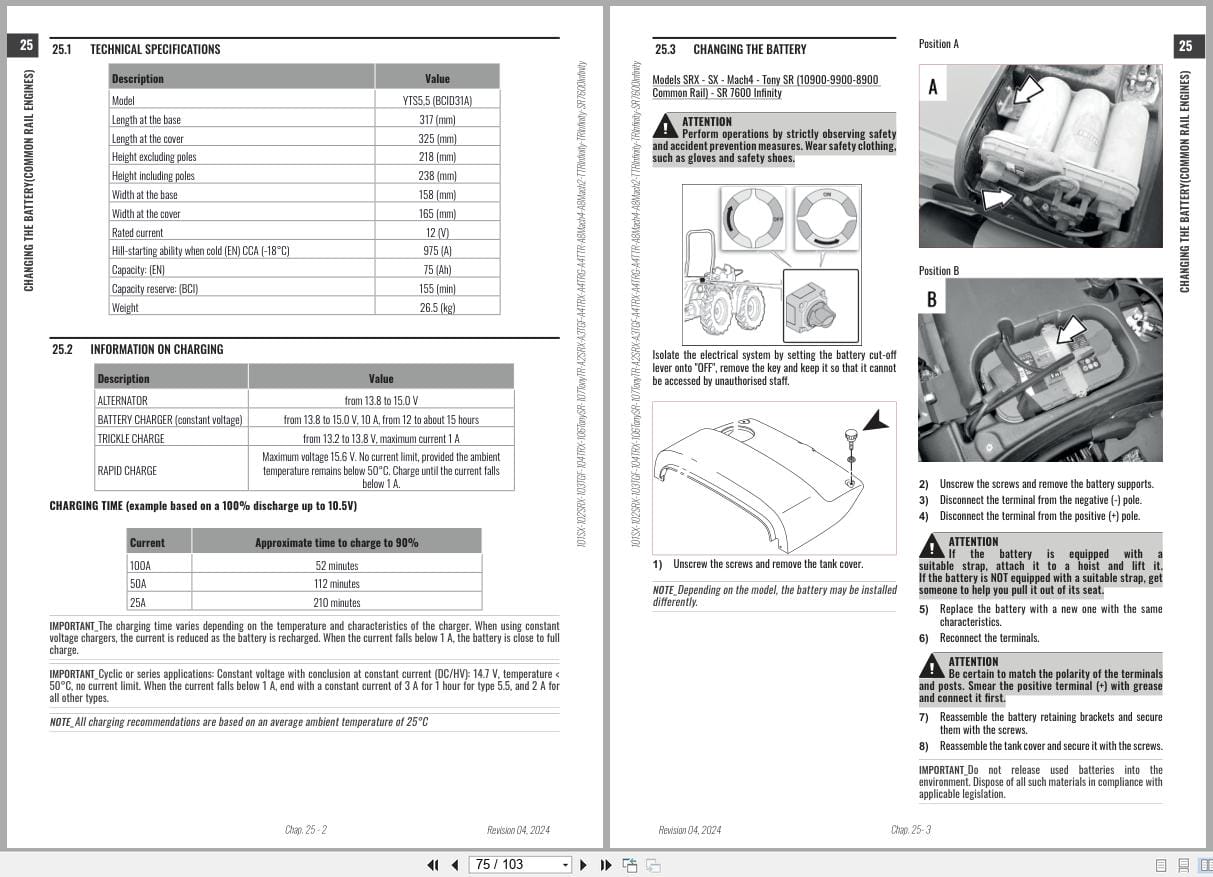 Antonio Carraro SX9900 to SRX7800 Diagnostic Workshop Manual 47307273 2024 (2)