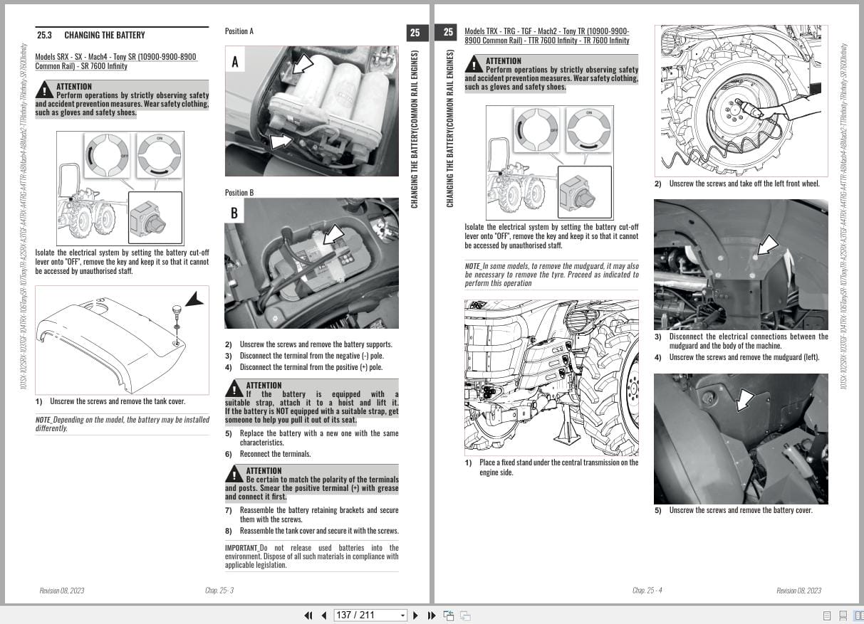 Antonio Carraro TR7600 TR7600 Infinity Diagnostic Workshop Manual 47307233 2023 (2)