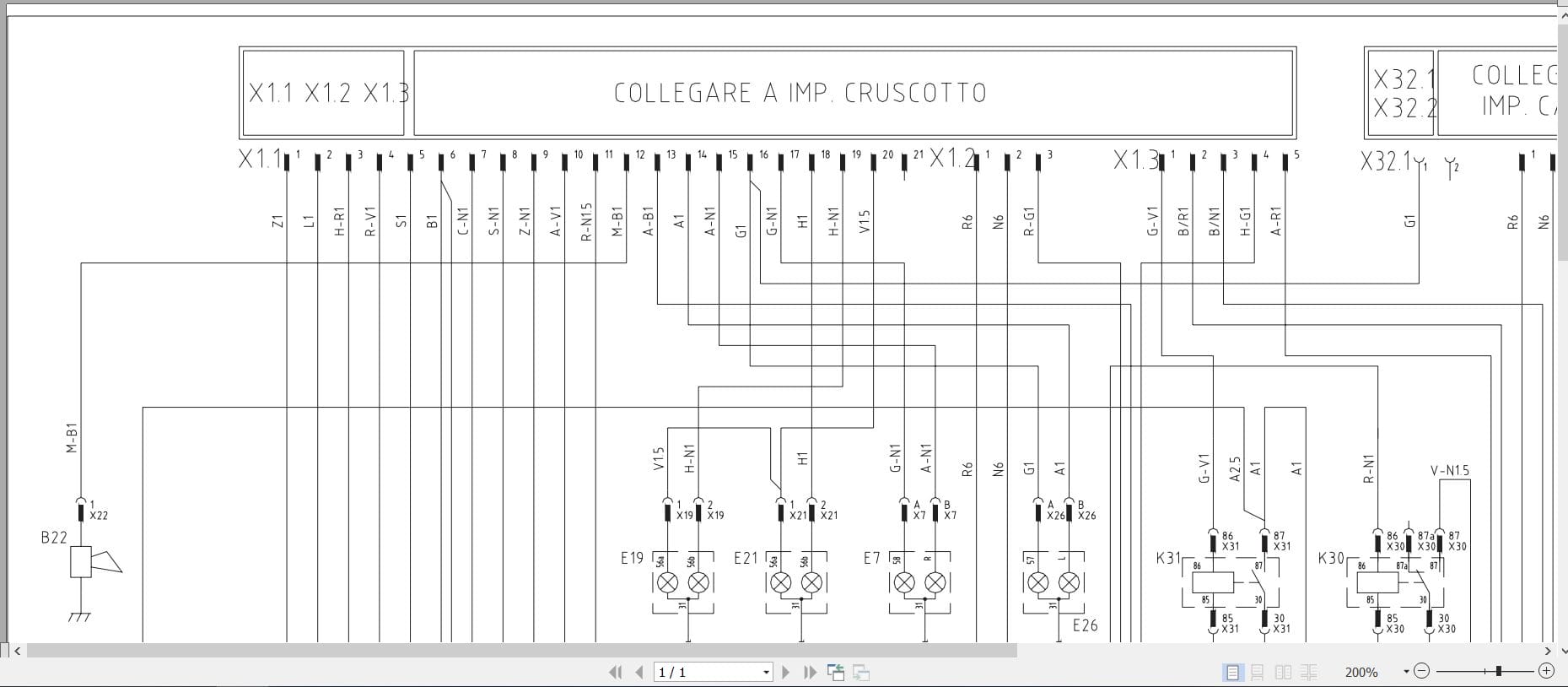 Antonio Carraro Tractor TRH9400 (121) Electrical Schematic IT (1)