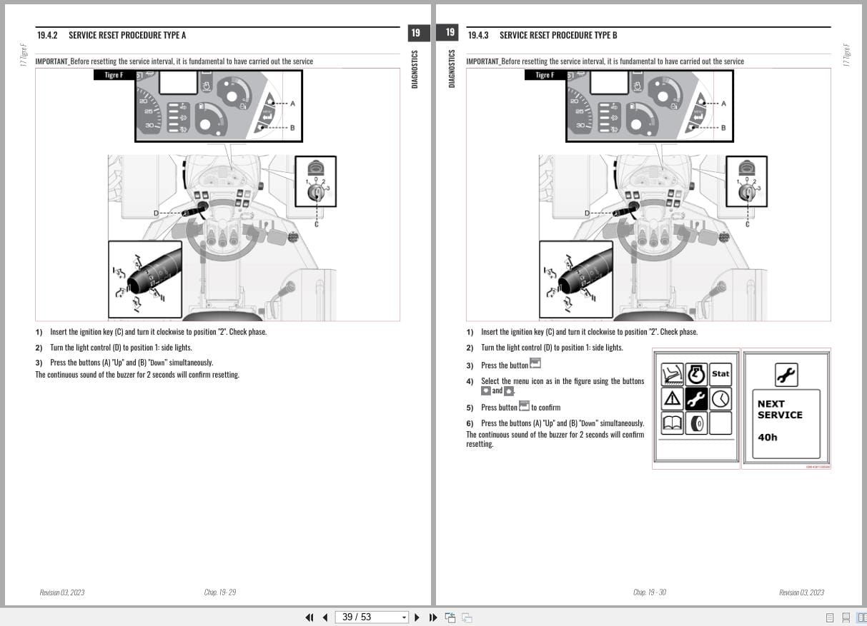 Antonio Carraro Tractor Tigre 4800F Diagnostic Workshop Manual 47307133 2023 (2)