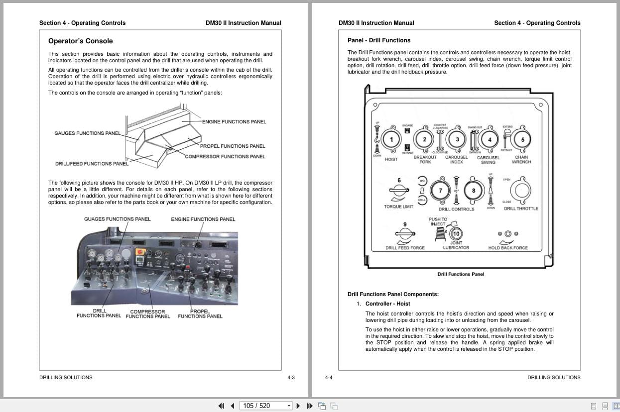 Atlas Copco Blast Hole Drill DM30 II Instruction Manual (2)