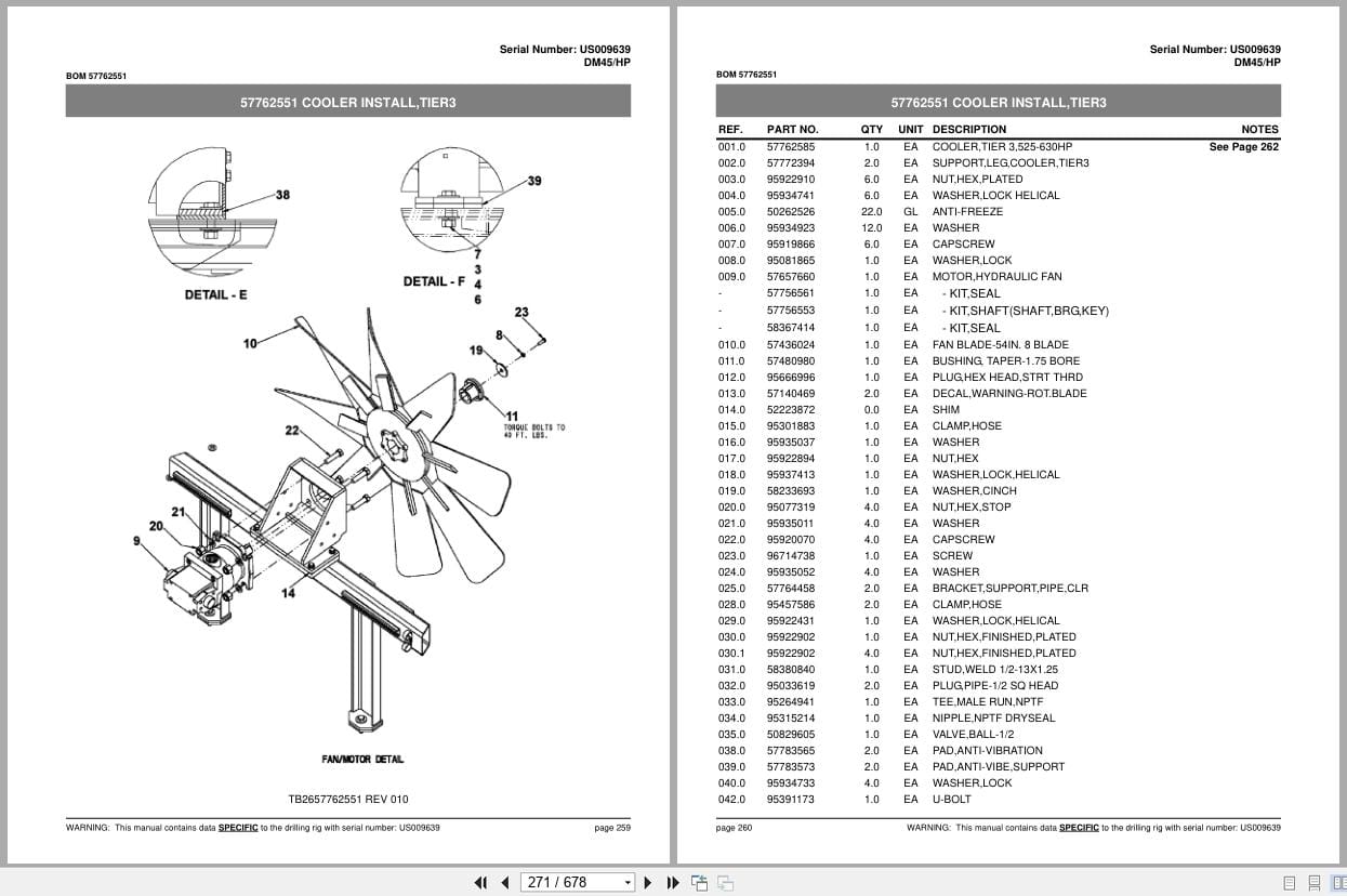 Atlas Copco Blast Hole Drill DM45 DM45 HP Parts List 2013 (2)