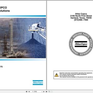 Atlas Copco Drill Rigs PV275 Parts Catalog (1)