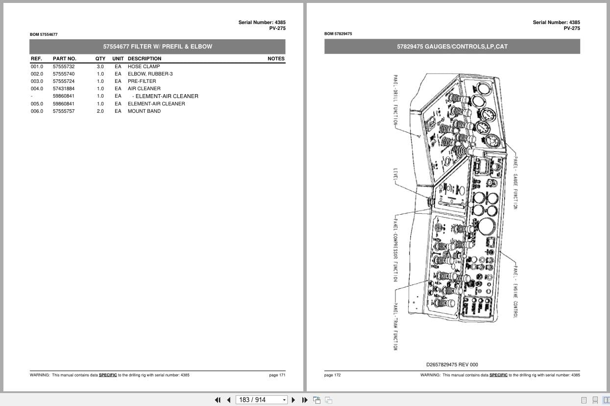 Atlas Copco Drill Rigs PV275 Parts Catalog (2)