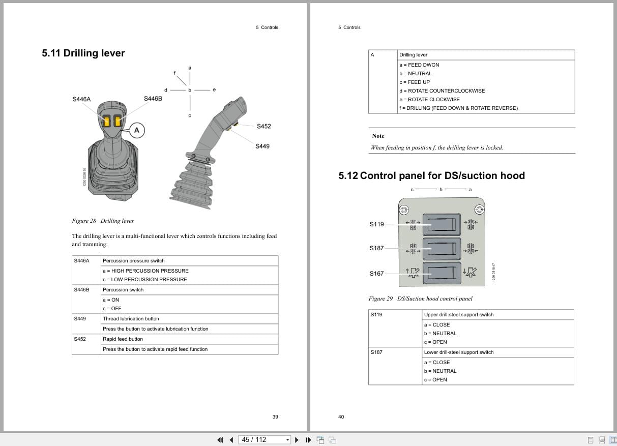 Atlas Copco Drill Rigs PowerROC T50 Tier 4 Operators Instruction 2014 (2)