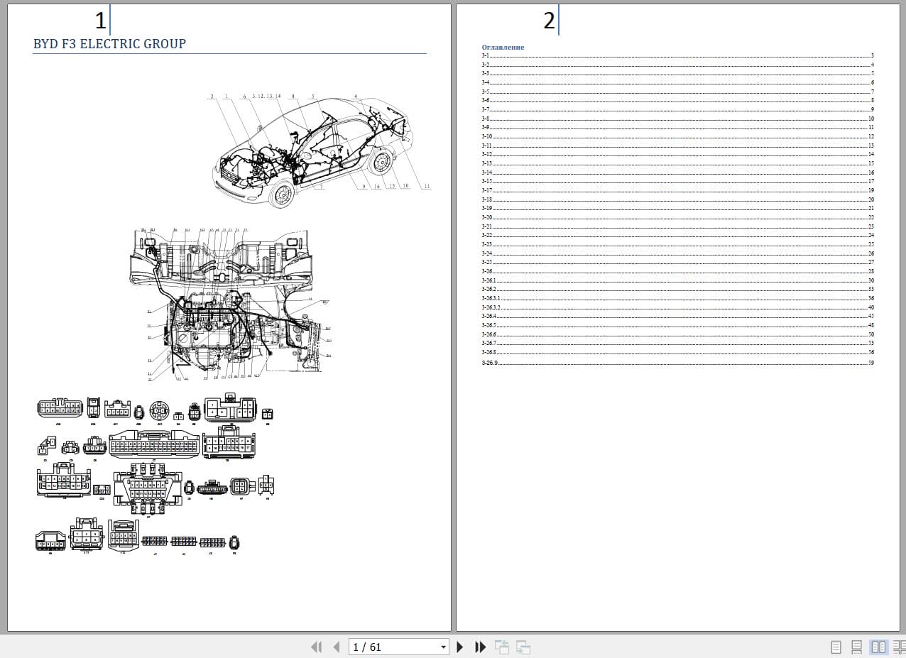 BYD F3 Wiring Diagram (1)