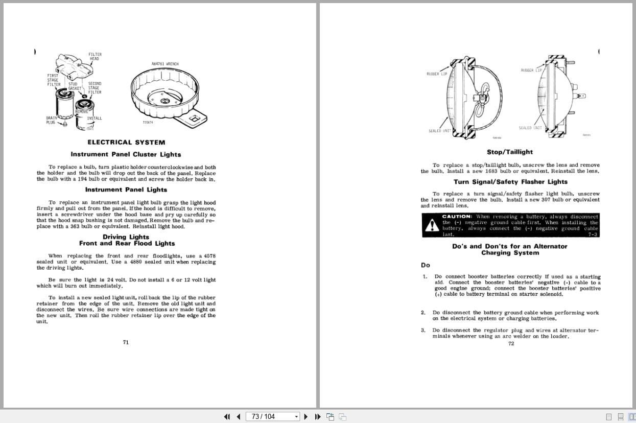Case Articulated Loader W14 Operators Manual 9 3212 (2)