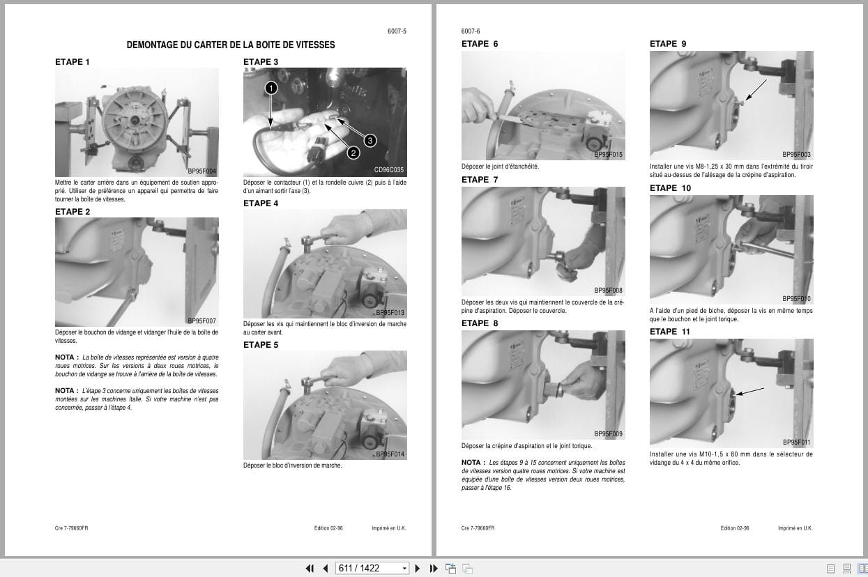 Case Backhoe Loader 580 LE to 590 LSP Service Manual FR (2)