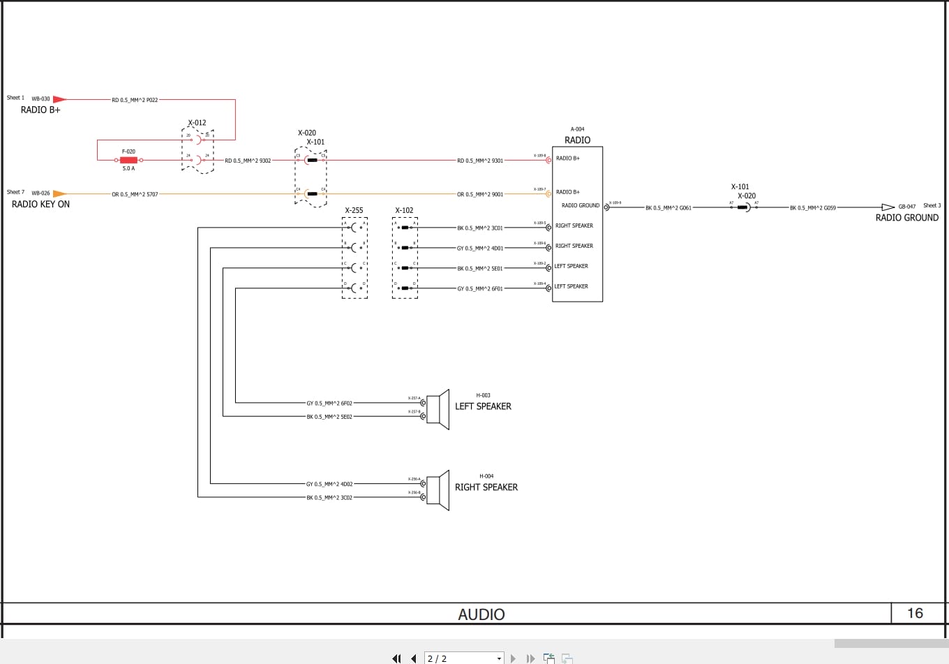 Case Backhoe Loader 580N 580SN 580SN WT 590SN Electrical Schematic 84582772 (2)