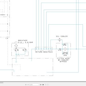 Case Backhoe Loader 580SN 580SN WT 590SN Hydraulic Schematic RAC84390778 (2)