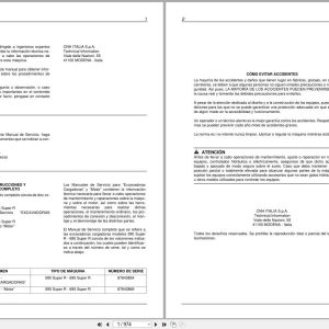 Case Backhoe Loader 590 695 Super R Service Manual 87643854 ES (1)