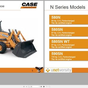 Case Backhoe Loader N Series Training Manual (1)