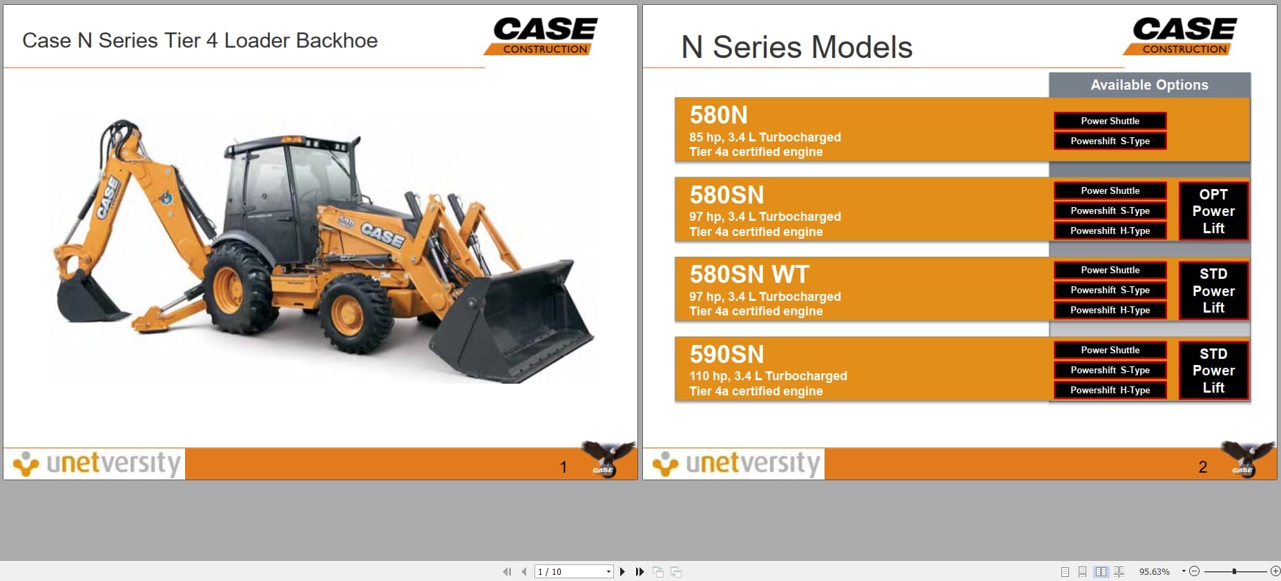Case Backhoe Loader N Series Training Manual (1)