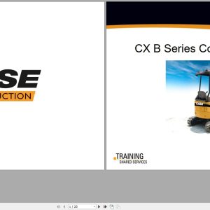 Case Compact Excavator CX B Series Service Training (1)