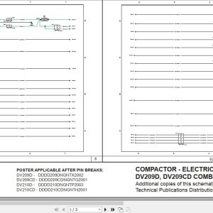 Case Compactor DV209D to DV210CD COMBI Tier 4B Electrical Schematic RAC48123775 (1)