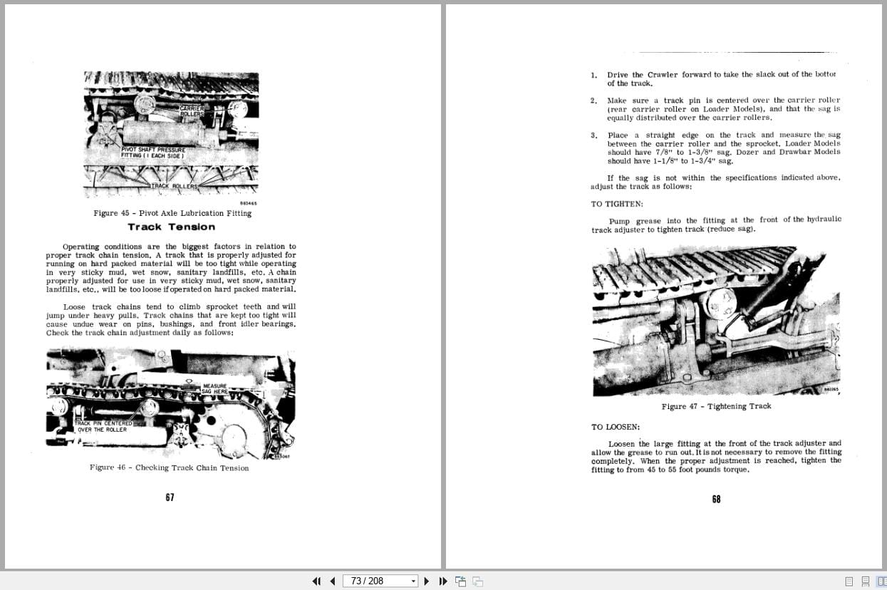 Case Crawler Dozer 1150 Operators Manual 9 1733 (2)