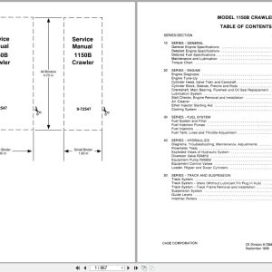 Case Crawler Dozer 1150B Service Manual 9 72547 (1)
