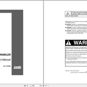Case Crawler Dozer 1150G Operators Manual 9 25682 (1)